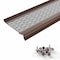 Waterlock Micromesh 6" Half Round Aluminum/SS Gutter Guard, Musket Brown, 25ft WM-6HR-025-MSK - alternate 1
