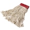 Rubbermaid Commercial 5 in Looped-End Wet Mop, White, Cotton, PK6 FGD15306WH00 - alternate 1