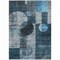 Homeroots 10' X 14' Teal Blue Gray And Charcoal Geometric Washable Indoor Outdoor Area Rug 604347 - alternate 7