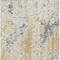 Homeroots 5' X 8' Gold And Ivory Abstract Washable Indoor Outdoor Area Rug 612612 - alternate 6