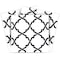 Homeroots 6" X 6" Black and White Prism Peel and Stick Removable Tiles 399912 - alternate 3