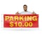 Signmission Parking $10 Dollars, 24 Inch x 72 Inch, Vinyl Banner B-72-30775 - alternate 4