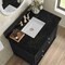 James Martin Vanities Lorelai 36" Single Vanity, Black Onyx, w/ 3 CM Phantome Eclos Top 424-V36-BKO-3PHT - alternate 8