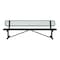 Leisure Craft Portable, Bench with Back, 8ft., Black/Grn B8WBP-BLACK GREEN - alternate 1