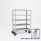 Pucel Five Shelf Extra Heavy Duty Stock Cart, 24 in W x 68 in H x 48 in D, Gray H-2448-S - alternate 1