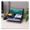 Mind Reader Metal Mesh Vertical File Holder Paper Tray Desktop Organizer, 2-Tier/5-Compartment, Letter, Black MESHBOX5-BLK - alternate 8