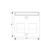 Siemens DELTA i-system titanium white Cover plate with shutter for support plates Modular 5TG2056 - alternate 2