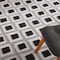 Homeroots 7' X 10' Black And White Geometric Indoor Outdoor Area Rug 546861 - alternate 6