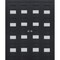 Sartodoors Sliding Closet Double Bi-fold Doors Solid Core Modern Interior VEREGIO7455DBF-ANT-96 x 96 (4* 24x96) - alternate 1