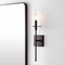 Jonathan Y Cato 4.5" 1-Light Bohemian Farmhouse Iron/Glass LED Vanity, Oil Rubbed Bronze/Clear JYL7805A - alternate 7