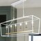 Jonathan Y Pagoda 49" 6-Light Classic Traditional Metal Linear Cage Lantern LED Pendant, White/Brass Gold JYL7439E - alternate 15