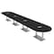 Skutchi Designs Racetrack Conference Table With Power Unit, 48 in W, 264 in L, Black HAR-RAC-48X264-DOU-U999ST19-ESIL - alternate 1