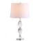 Jonathan Y Graham 27" Crystal LED Table Lamp, Clear/Chrome JYL2039A - alternate 1