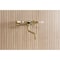 Kingston Brass Double-Handle Wall Mount Bathroom Faucet, Brushed Brass KS1217BPL - alternate 4
