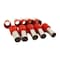 Deejay Led Ferrule Crimp Connector Style for 2 Gauge Wire RED insulator TBHCLAMP2RED - alternate 4