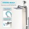 Anzzi Dion Series 39 in. 2-Jetted Shower Tower with Heavy Rain Shower and Body Jets SP-AZ082BN - alternate 8