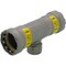 Viega MegaPressG tee P1 1 P2 1 FPT 0.5 carbon steel zinc-nickel coating 25411 - alternate 3