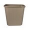 Impact Soft-Sided Plastic 28 Quart WasteBasket No Pinch'm - Beige - 12/Case, 12PK 7702-15 - alternate 4