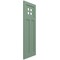 Ekena Millwork True Fit PVC San Antonio Mission Style Fixed Mount Shutters, Track Green, 18W x 65H, PR TFP001ST18X065TG - alternate 11