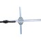 Vestil 1 Piece Aluminum Galvanized Cargo Bar 104in L x 4 5/8in W 23 15/16in H With Hoops Silver CB-H7-7 - alternate 5