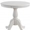 Homeroots 30" White Rounded Solid Manufactured Wood Pedestal Base Dining Table 517750 - alternate 3