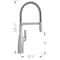 Blanco Rivana Semi-Pro 1.5 gpm, Stainless 442676 - alternate 7