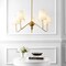 Jonathan Y Skylar 32" 5-Light Classic Minimalist Metal Inverted Gourd LED Chandelier, Gold Painting JYL7912B - alternate 9