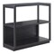 Homeroots 33" Black Wood Three Tier Bookcase 527573 - alternate 1