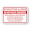 Signmission No Soliciting Allowed Do Not Solicit Residents Sol Aluminum, 18" H, A-1824-24980 A-1824-24980 - alternate 1