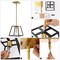 Jonathan Y Girard 9.25" 1-Light Farmhouse Industrial Iron LED Pendant, Black/Brass Gold JYL6509A - alternate 11