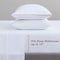 Arkwright Home Microfiber Fitted Sheets Queen White w/ Blue Hem - Case of 24, 24PK MFS-608012 - alternate 6
