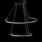 Jonathan Y Brice 24" 2-Light Modern Contemporary Metal Round Integrated LED Pendant, Matte Black JYL7204A - alternate 7