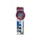 Pdq Tie Out Stake Boss Pet Silver / Red Vinyl Coated Cable Dog Large Silver / Red A01316 - alternate 1