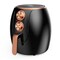 Brentwood Industries 3.2 Quart Electric Air Fryer with Timer and Temp Control- Black and Bronze AF-300BKC - alternate 4