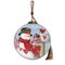 Homeroots Valentine Snowman Hand Painted Mouth Blown Glass Ornament 477550 - alternate 1