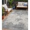 Homeroots 5' X 8' Gray And Beige Abstract Washable Indoor Outdoor Area Rug 599497 - alternate 1