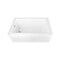 Kingston Brass 60-Inch Acrylic Rectangular 3-Wall Alcove Tub Combo with Waste and Overflow Drain, Left Hand Drain CVTAP603622L6 - alternate 1