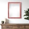 Homeroots 12" x 18" Red Solid Wood Hanging Picture Frame 380374 - alternate 4