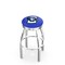 Holland Bar Stool Co 25" Chrome Creighton Swivel Bar Stool, Accent Ring L8C3C25Crghtn - alternate 1
