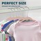 Lifemaster Pink Velvet Kids Hangers 100 Pack, 10.83" Non-Slip, Slim ABS, Swivel Hook & Notches LMVVBH100PK - alternate 8