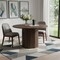 Homeroots 46" Brown Wood Pedestal Base Round Top Dining Table 720951 - alternate 5