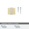 Amerock Overton 1-3/8 in 35 mm Length Brushed Gold/Satin Nickel Cabinet Knob BP36680BGLG10 - alternate 4