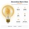 Euri Lighting G25 LED Filament Bulb, 4.5W, 250 lm, 2200K, E26, Amber Glass, Dimmable, UL VG25-3020ad - alternate 6