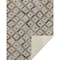 Homeroots 50" X 70" Gray And Brown Geometric Microfiber Plush Throw Blanket 712419 - alternate 1