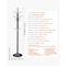 Vevor Freestanding Coat Rack Coats Tree Stand with Stable Marble Base & 6 Hooks GH-6206s - alternate 4
