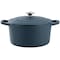Crockpot Artisan 7 Quart Enameled Cast Iron Dutch Oven in Matte Navy Blue 138507.02 - alternate 1