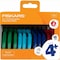 Fiskars 5in Blunt-tip Kids Scissors, Safety Edge Blade, Blunted Tip, Green, Turquoise, Blue, Red, 12 /, 6PK 1067001 - alternate 1