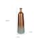 Homeroots 28" Copper And Teal Abstract Tapered Metal Floor Vase 571653 - alternate 5
