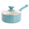 Spice By Tia Mowry Savory Saffron 7 Piece Nonstick Aluminum Cookware Set with Utensils in Light Blue 96286.07RR - alternate 6