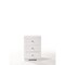 Homeroots 15" X 18" X 25" Cream Wood Veneer (Paper) Nightstand 347548 - alternate 1